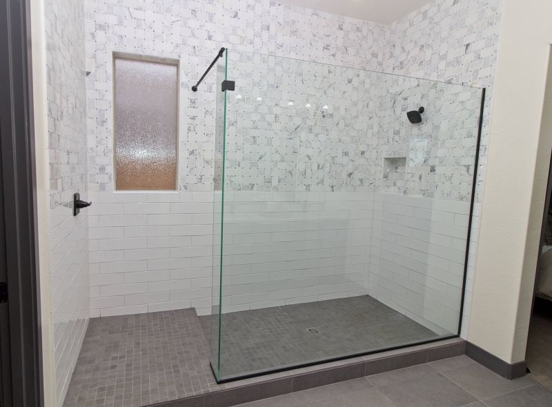 Stone Tile Shower Floor